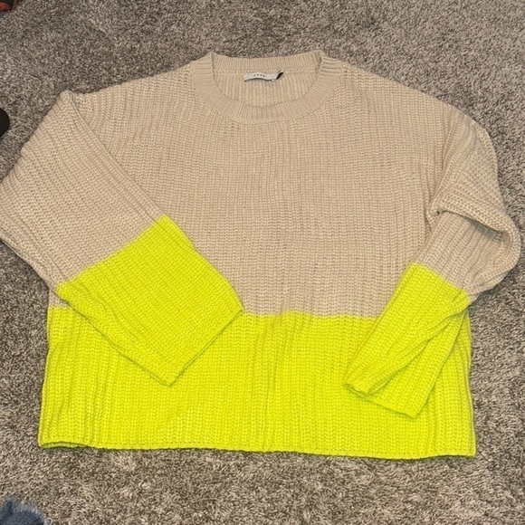 LUSH Color Block Sweater Small - Picture 1 of 3